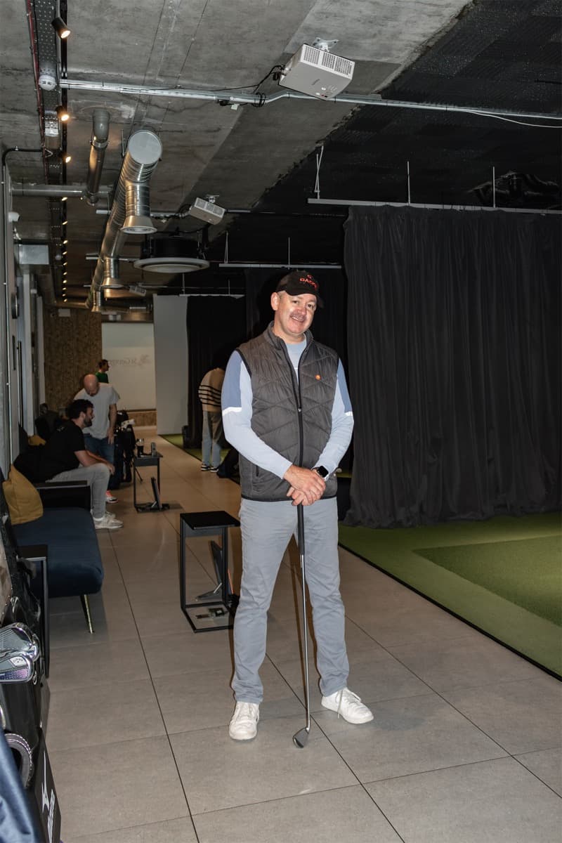 Caddi Club captain Chris Clarke at the club