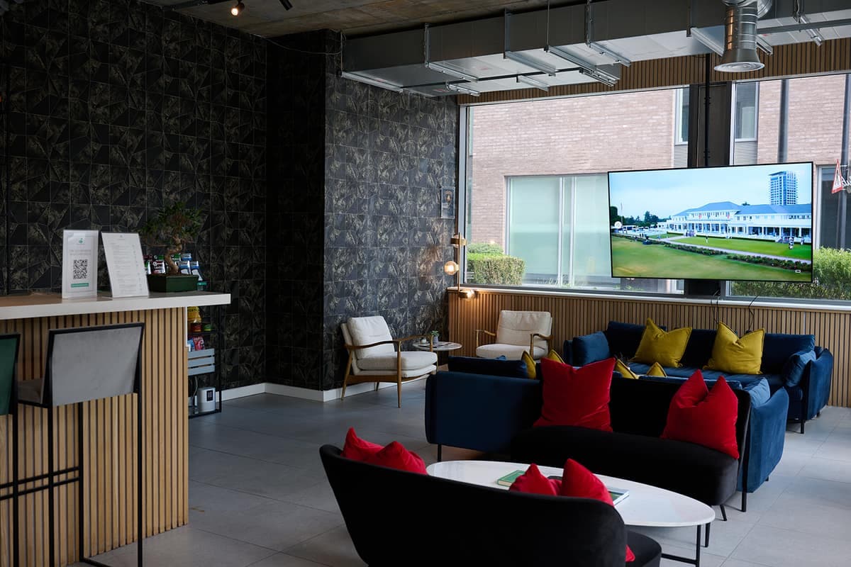 The lounge at Caddi Club Chelsea