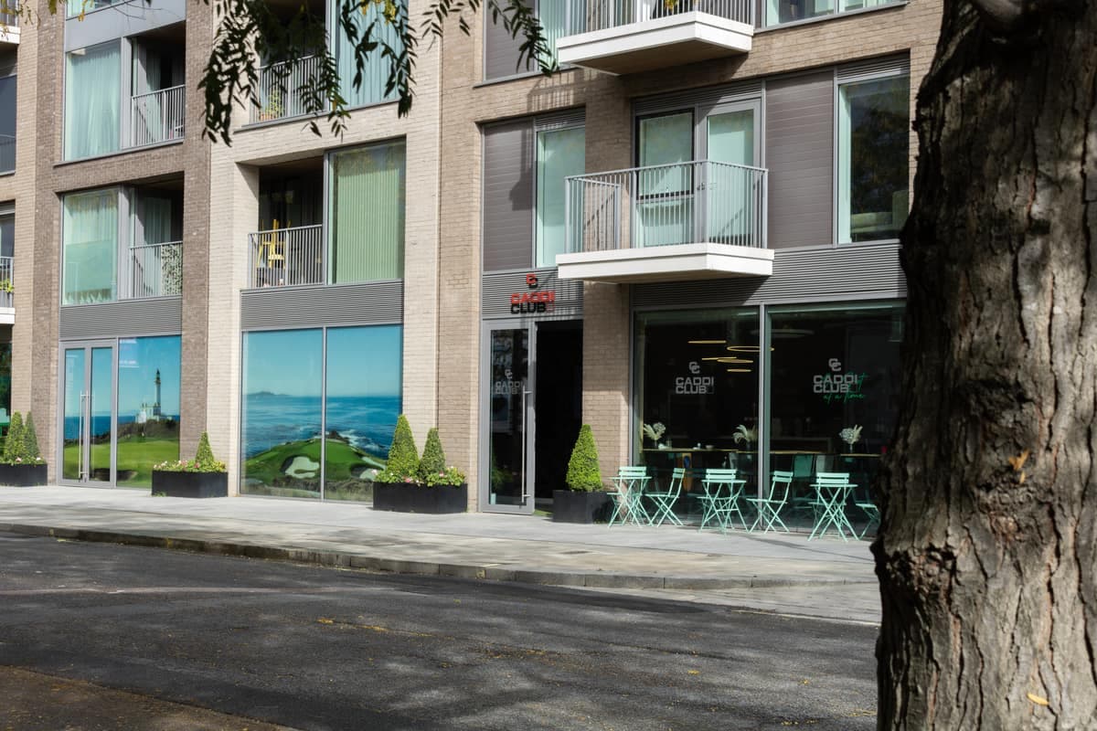 The storefront of Caddi Club Chelsea on Imperial Road